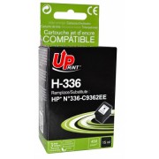 Tinteiro Reciclado p/ HP Officejet 6310/6315/Photosmart 2570/2575/2710/7850/C3170/C3180/C3180S/C3190/PSC1507/1510/1510S/DJ5440/D4160 - Preto (C9362E) Nº 336 / Capacidade: ~450 Páginas (15 ml) / Código de Barras: 3584770880415