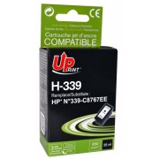 Tinteiro Reciclado p/ HP DJ 5740/5940/6540 (C8767E) Nº339 Preto (C8767E) Nº 339 / Capacidade: ~950 Páginas (35 ml) / Código de Barras: 3584770880323